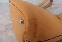 Load image into Gallery viewer, HERMES PICOTIN LOCK PM Clemence leather Natural sable □R Engraving Hand bag 800080179