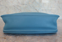 Load image into Gallery viewer, HERMES EVELYNE 3GM Clemence leather Blue jean □L Engraving Shoulder bag 800050109