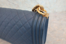 将图片加载到图库查看器,CHANEL/香奈儿 Leboy 链条包 荔枝皮 Blue/Gold hadware(蓝色/金色金属) 肩背包 800020194