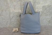 Load image into Gallery viewer, HERMES PICOTIN LOCK GM Clemence leather Blue lin □Q Engraving Hand bag 700030137