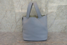 Load image into Gallery viewer, HERMES PICOTIN LOCK GM Clemence leather Blue lin □Q Engraving Hand bag 700030137