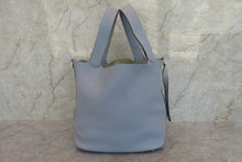 Load image into Gallery viewer, HERMES PICOTIN LOCK GM Clemence leather Blue lin □Q Engraving Hand bag 700030137