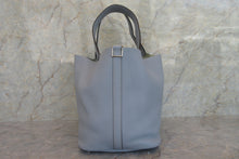 Load image into Gallery viewer, HERMES PICOTIN LOCK GM Clemence leather Blue lin □Q Engraving Hand bag 700030137