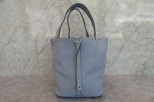 Load image into Gallery viewer, HERMES PICOTIN LOCK GM Clemence leather Blue lin □Q Engraving Hand bag 700030137