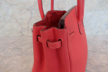 Load image into Gallery viewer, HERMES BIRKIN 25 Togo leather Rouge pivoine T Engraving Hand bag 700080122