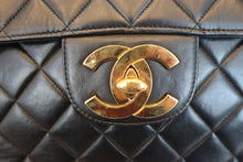 将图片加载到图库查看器,CHANEL/香奈儿 中号CF 单盖包 链条包 羊皮 Black/Gold hadware(黑色/金色金属) 肩背包 700100206