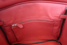 Load image into Gallery viewer, HERMES BIRKIN 25 Togo leather Rouge pivoine T Engraving Hand bag 700080122