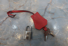 Load image into Gallery viewer, HERMES BIRKIN 25 Togo leather Rouge pivoine T Engraving Hand bag 700080122