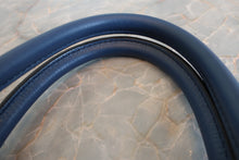 Load image into Gallery viewer, HERMES BIRKIN 30 Clemence leather Blue □K Engraving Hand bag 700090177