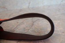 Load image into Gallery viewer, HERMES PICOTIN LOCK Eclat MM Clemence leather/Swift leather Orange poppy/Bordeaux A Engraving Hand bag 700070078