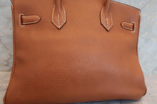 画像をギャラリービューアに読み込む, HERMES/エルメス バーキン30 トゴ ゴールド □I刻印 ハンドバッグ 700060007