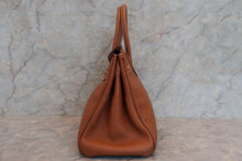 画像をギャラリービューアに読み込む, HERMES/エルメス バーキン30 トゴ ゴールド □I刻印 ハンドバッグ 700060007