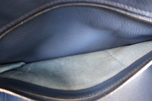 Load image into Gallery viewer, HERMES BIRKIN 30 Clemence leather Blue □K Engraving Hand bag 700090177