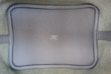 Load image into Gallery viewer, HERMES PICOTIN LOCK PM Clemence leather Blue lin □Q Engraving Hand bag 800080094