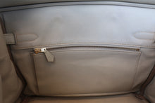 Load image into Gallery viewer, HERMES BIRKIN 30 Clemence leather Gris perle(Pearl gray) □O Engraving Hand bag 800010226