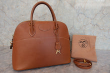 画像をギャラリービューアに読み込む, HERMES/エルメス ボリード35 クシュベル ゴールド 〇Y刻印 ショルダーバッグ 800030110