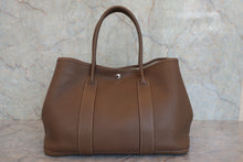Load image into Gallery viewer, HERMES GARDEN PARTY PM Negonda leather Etoupe gray T Engraving Tote bag 800050110