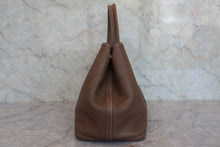 Load image into Gallery viewer, HERMES GARDEN PARTY PM Negonda leather Etoupe gray T Engraving Tote bag 800050110