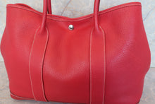 將圖片載入圖庫檢視器 HERMES/エルメス ガーデンパーティPM ネゴンダ ルージュガランス □L刻印 トートバッグ 700070107