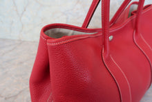 將圖片載入圖庫檢視器 HERMES/エルメス ガーデンパーティPM ネゴンダ ルージュガランス □L刻印 トートバッグ 700070107