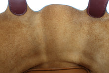Load image into Gallery viewer, HERMES PICOTIN LOCK ECLAT MM Clemence leather/Swift leather Toffee/Bordeaux A Engraving Hand bag 800100048