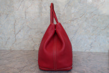 將圖片載入圖庫檢視器 HERMES/エルメス ガーデンパーティPM ネゴンダ ルージュガランス □L刻印 トートバッグ 700070107