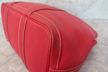 將圖片載入圖庫檢視器 HERMES/エルメス ガーデンパーティPM ネゴンダ ルージュガランス □L刻印 トートバッグ 700070107