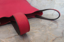 Load image into Gallery viewer, HERMES PICOTIN LOCK ECLAT PM Clemence leather/Swift leather Framboise/Rouge sellier Z Engraving Hand bag 700030043
