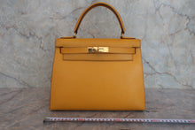 將圖片載入圖庫檢視器 HERMES/エルメス ケリー28 クシュベル ジョーヌ 〇V刻印 ショルダーバッグ 800080068