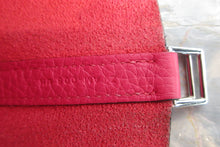 Load image into Gallery viewer, HERMES PICOTIN LOCK ECLAT PM Clemence leather/Swift leather Framboise/Rouge sellier Z Engraving Hand bag 700030043