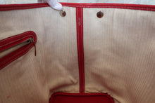 將圖片載入圖庫檢視器 HERMES/エルメス ガーデンパーティPM ネゴンダ ルージュガランス □L刻印 トートバッグ 700070107