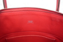 将图片加载到图库查看器,HERMES/BOLIDE 27 Clemence leather Rouge vif □J刻印 Shoulder bag 800020149