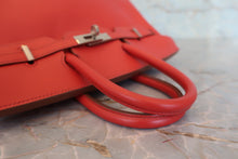 将图片加载到图库查看器,HERMES BIRKIN 25 Swift leather Sanguine □R刻印 Hand bag 800050107