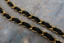 画像をギャラリービューアに読み込む, CHANEL/シャネル 中マトラッセシングルフラップチェーンショルダーバッグ ラムスキン ブラック/ゴールド金具 ショルダーバッグ 700040023