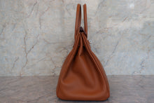 將圖片載入圖庫檢視器 HERMES/エルメス バーキン35 ヴォーエプソン ゴールド □M刻印 ハンドバッグ 700020090