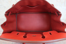 将图片加载到图库查看器,HERMES BIRKIN 25 Swift leather Sanguine □R刻印 Hand bag 800050107