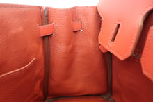 将图片加载到图库查看器,HERMES BIRKIN 25 Swift leather Sanguine □R刻印 Hand bag 800050107