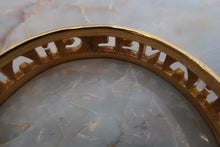 將圖片載入圖庫檢視器 CHANEL/シャネル ロゴバングル 金メッキ ゴールド バングル 500090264