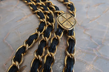 将图片加载到图库查看器,CHANEL/香奈儿 CF 流苏 链条 肩背包 羊皮 Navy/Gold hadware(藏蓝色/金色金属) 肩背包 800020188