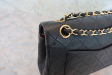 画像をギャラリービューアに読み込む, CHANEL/シャネル マトラッセWフラップWチェーンショルダーバッグ ラムスキン ブラック/ゴールド金具 ショルダーバッグ 800070036