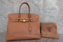 画像をギャラリービューアに読み込む, HERMES/エルメス バーキン35 クシュベル ナチュラル □B刻印 ハンドバッグ 800040143