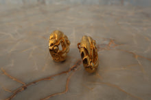Load image into Gallery viewer, CHANEL CC mark earring Gold plate Gold Earring 500090263