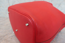 Load image into Gallery viewer, HERMES PICOTIN LOCK GM Clemence leather Rouge casaque □Q Engraving Hand bag 700090173