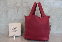 Load image into Gallery viewer, HERMES PICOTIN LOCK GM Clemence leather Ruby □N Engraving Hand bag 700070043
