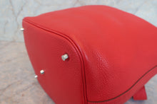 Load image into Gallery viewer, HERMES PICOTIN LOCK GM Clemence leather Rouge casaque □Q Engraving Hand bag 700090173