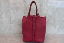 Load image into Gallery viewer, HERMES PICOTIN LOCK GM Clemence leather Ruby □N Engraving Hand bag 700070043