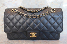將圖片載入圖庫檢視器 CHANEL/シャネル マトラッセWフラップWチェーンショルダーバッグ キャビアスキン ブラック/ゴールド金具 ショルダーバッグ 700080073