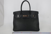 將圖片載入圖庫檢視器 HERMES/エルメス バーキン30 トゴ ブラック □K刻印 ハンドバッグ 800100057
