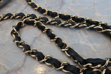 画像をギャラリービューアに読み込む, CHANEL/シャネル マトラッセWフラップWチェーンショルダーバッグ キャビアスキン ブラック/ゴールド金具 ショルダーバッグ 700080073