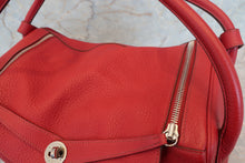 Load image into Gallery viewer, HERMES LINDY 34 Clemence leather Rouge garance □M Engraving Shoulder bag 700100237